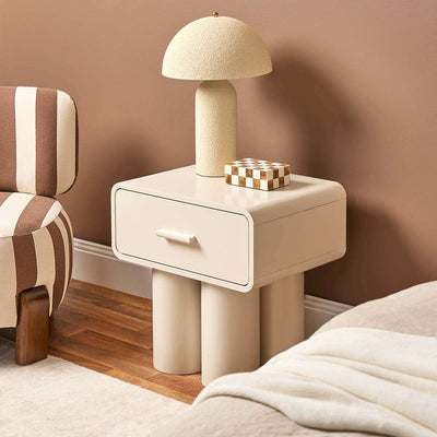 Otis Bedside Table - Beige