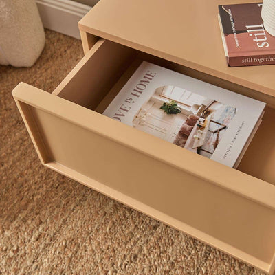 Osaka Bedside Table - Camel