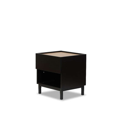 Murphy Bedside Table - Black/Natural