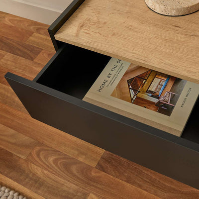 Murphy Entertainment Unit - Black/Natural