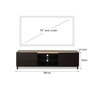 Murphy Entertainment Unit - Black/Natural