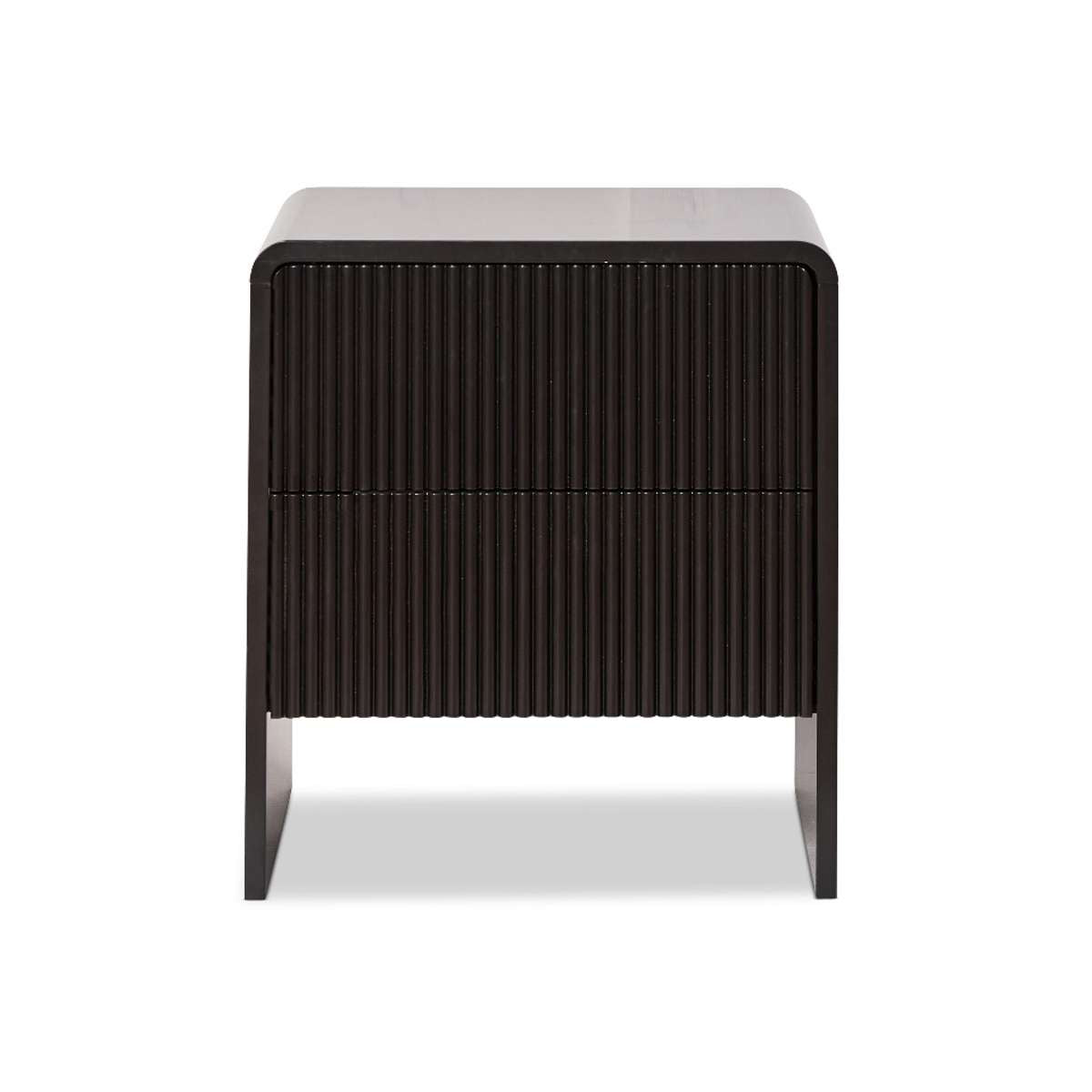 Majorca Bedside Table - Black