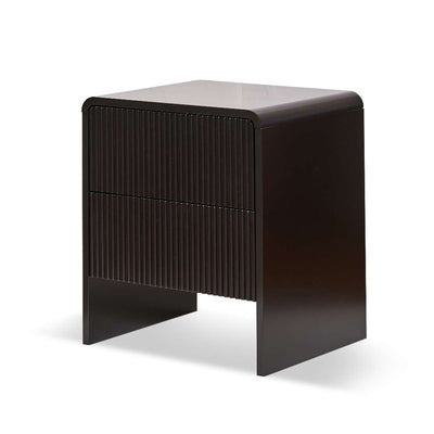 Majorca Bedside Table - Black