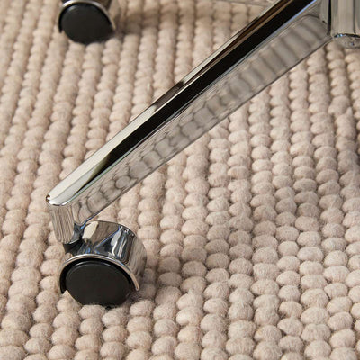 Luca Chrome Office Chair - Green