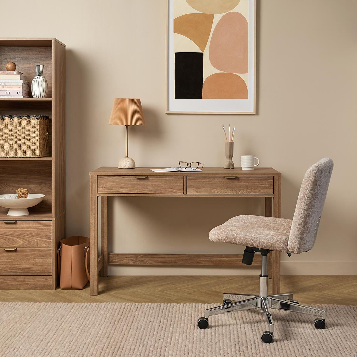 Maverick Desk - Pecan