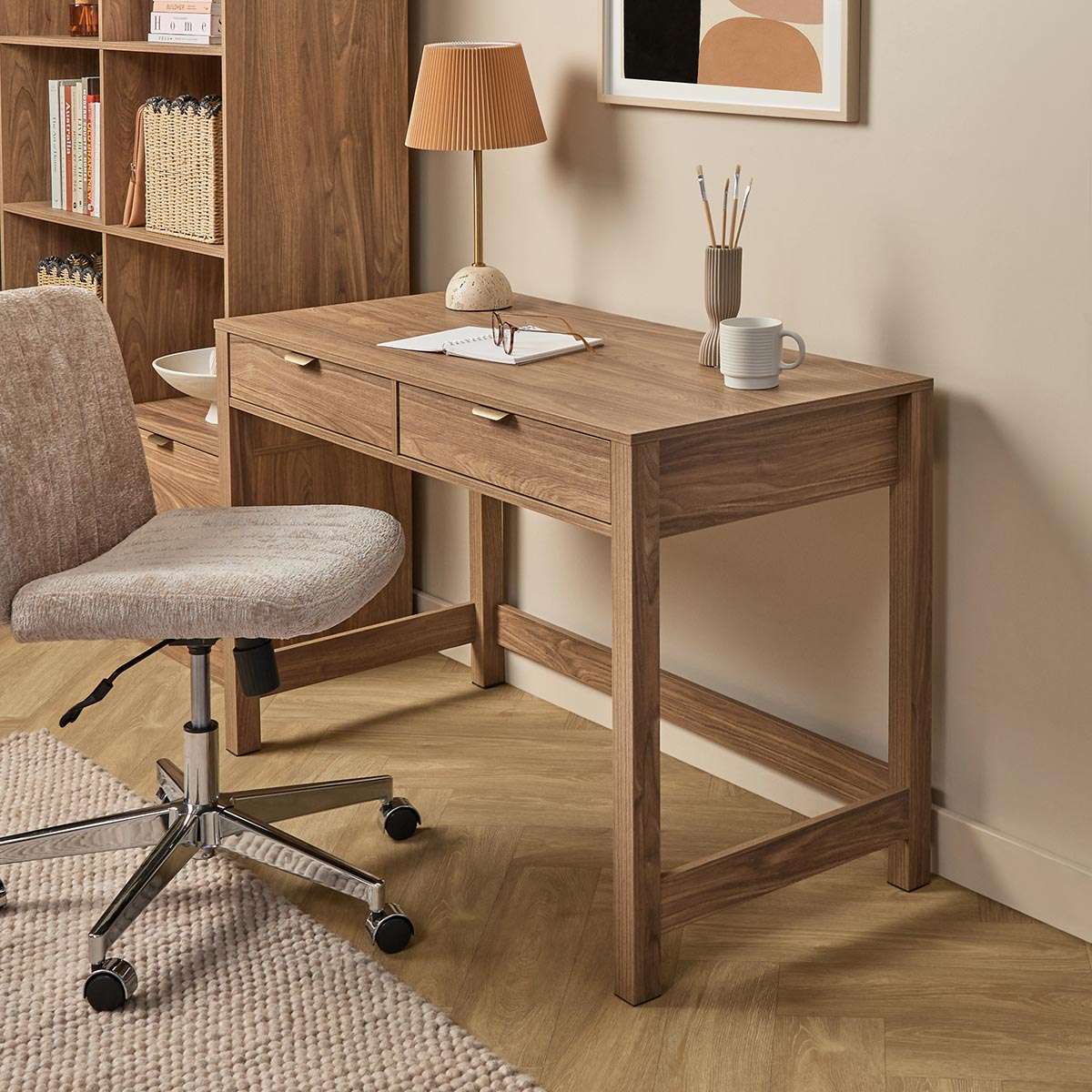 Maverick Desk - Pecan