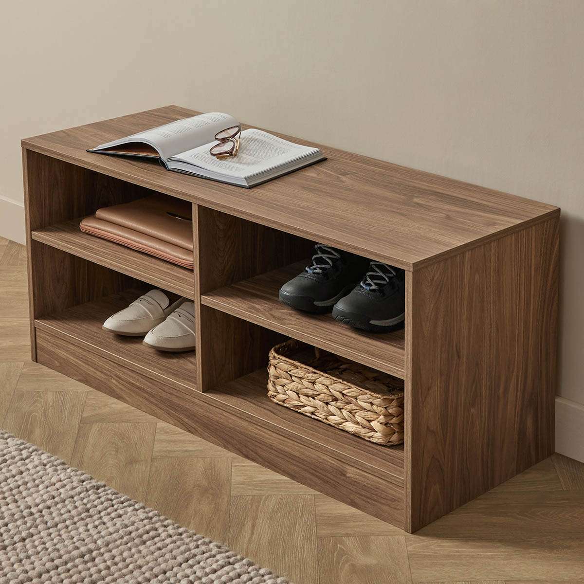 Maverick Storage Bench - Pecan
