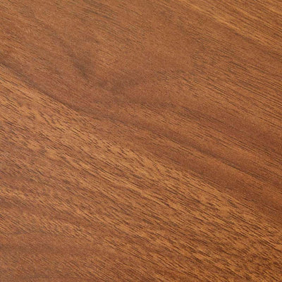 Deven Ball Feet Bedside Table - Walnut