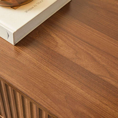 Deven Ball Feet Six Drawer - Walnut