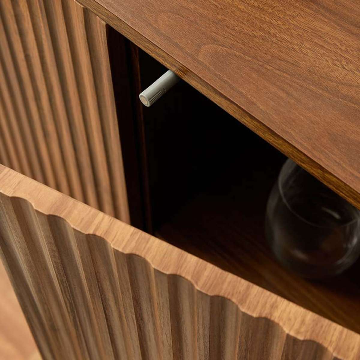 Deven Ball Feet Buffet - Walnut