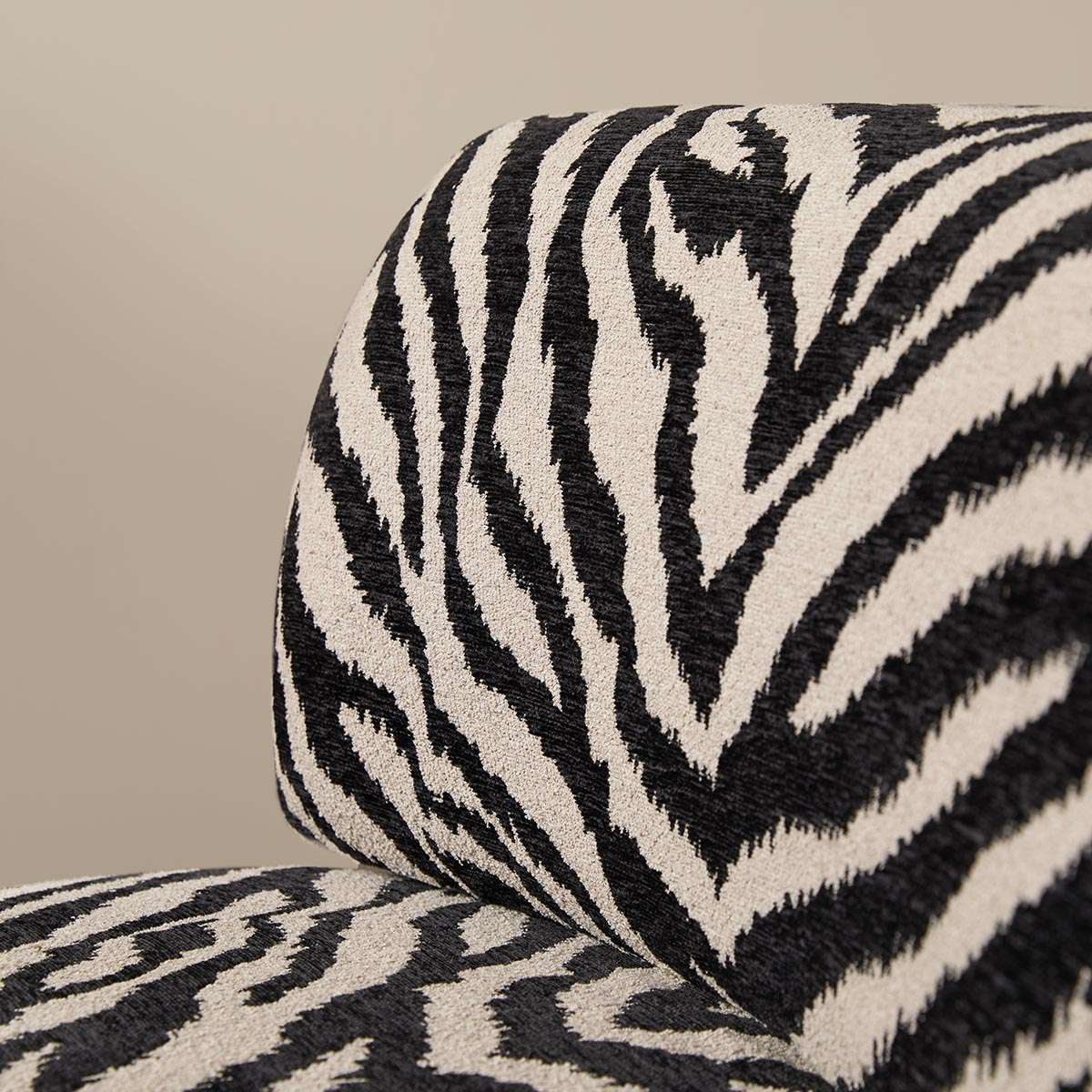 Ted Zebra Occasional Chair - Natural/Black
