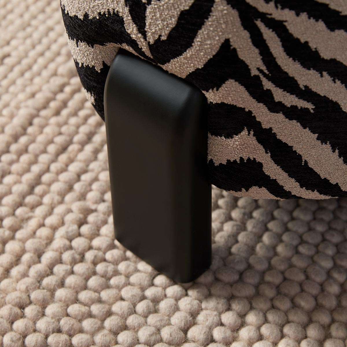 Ted Zebra Occasional Chair - Natural/Black