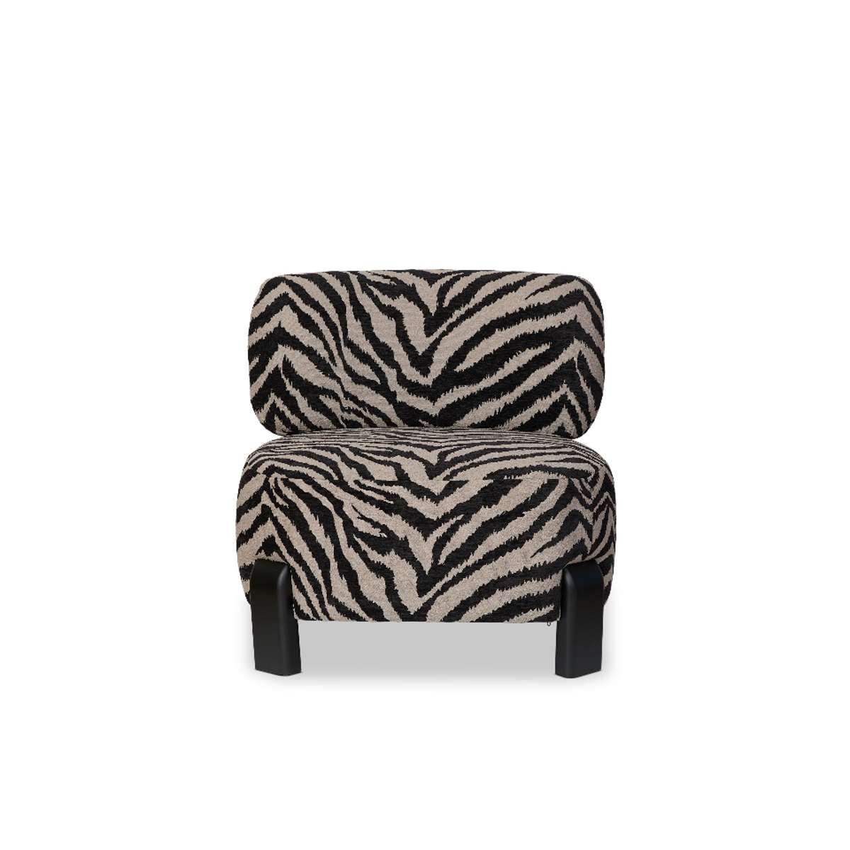 Ted Zebra Occasional Chair - Natural/Black
