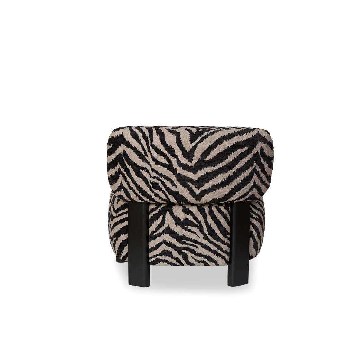 Ted Zebra Occasional Chair - Natural/Black