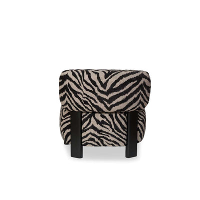 Ted Zebra Occasional Chair - Natural/Black