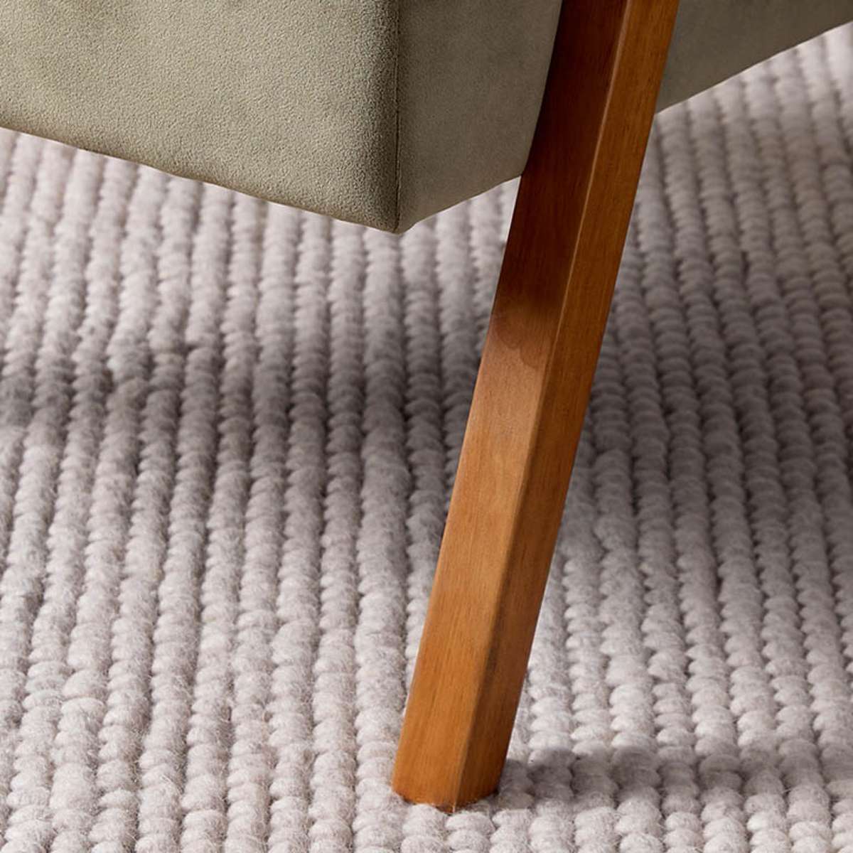 Ray Velvet Occasional Chair - Sage/Walnut