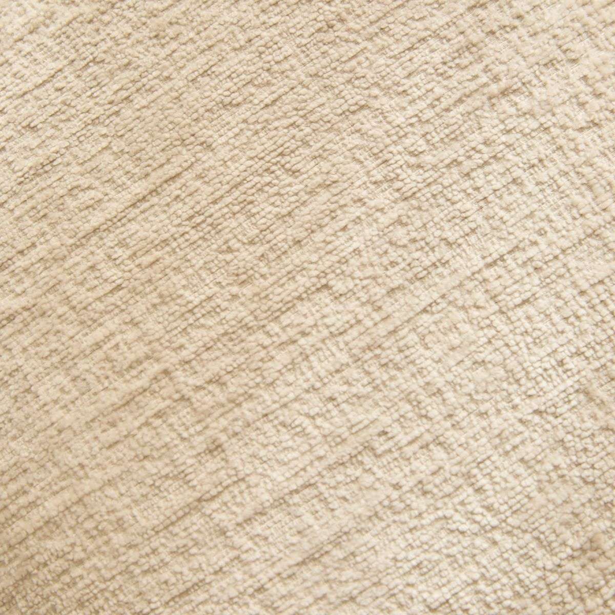 Vivi Chrome Stool - Cream Chenille