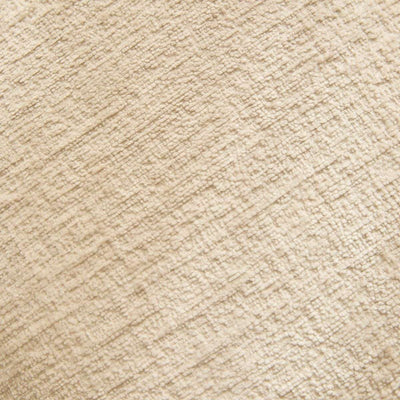 Vivi Chrome Stool - Cream Chenille