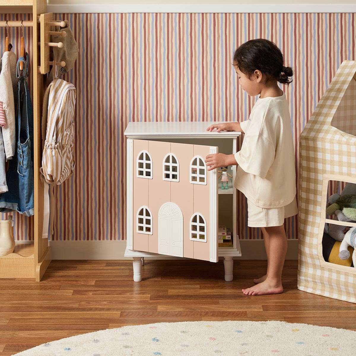 Dollhouse Bedside Table - Pink