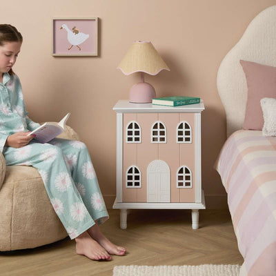 Dollhouse Bedside Table - Pink
