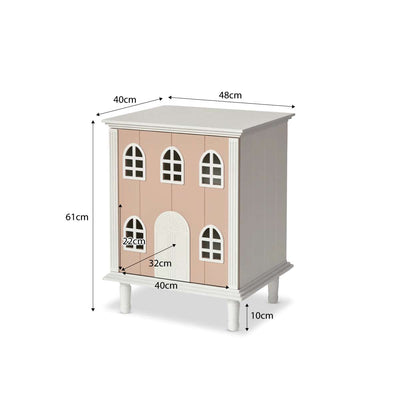 Dollhouse Bedside Table - Pink