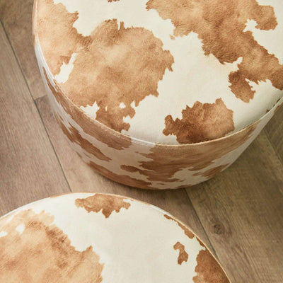 Mini Moo Stools - Set Of Two - Cow