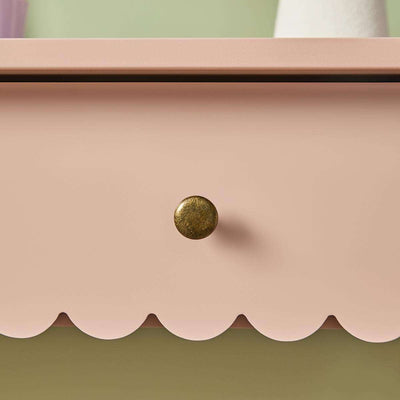 Maisie Scalloped Desk - Pink