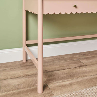 Maisie Scalloped Desk - Pink