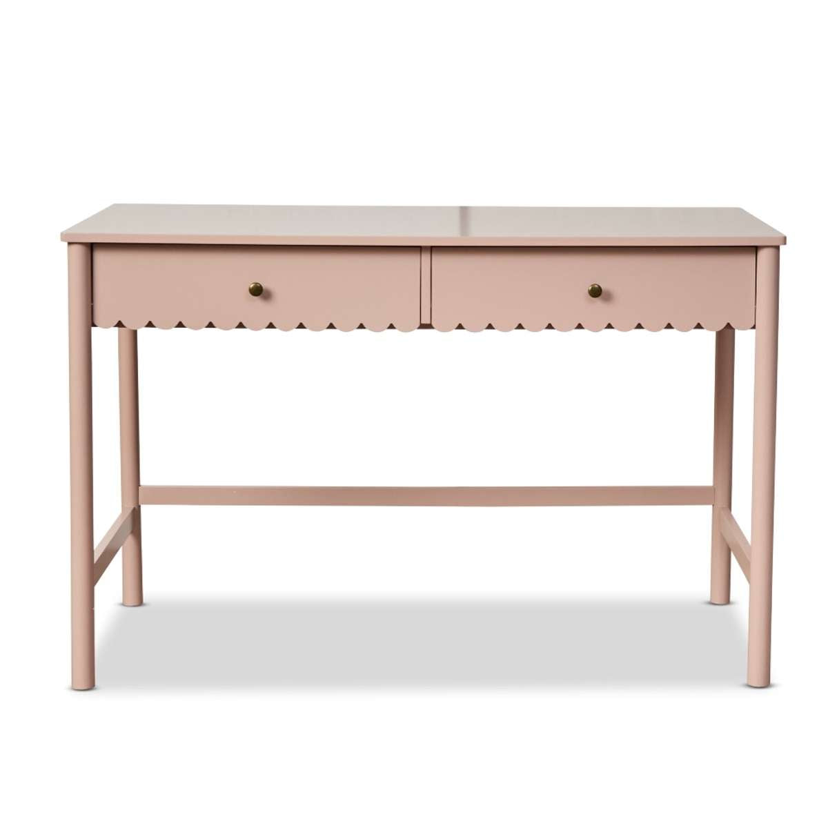 Maisie Scalloped Desk - Pink