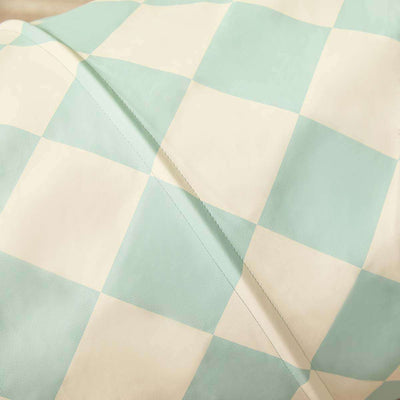 Tunnel - Green/Cream Checkerboard