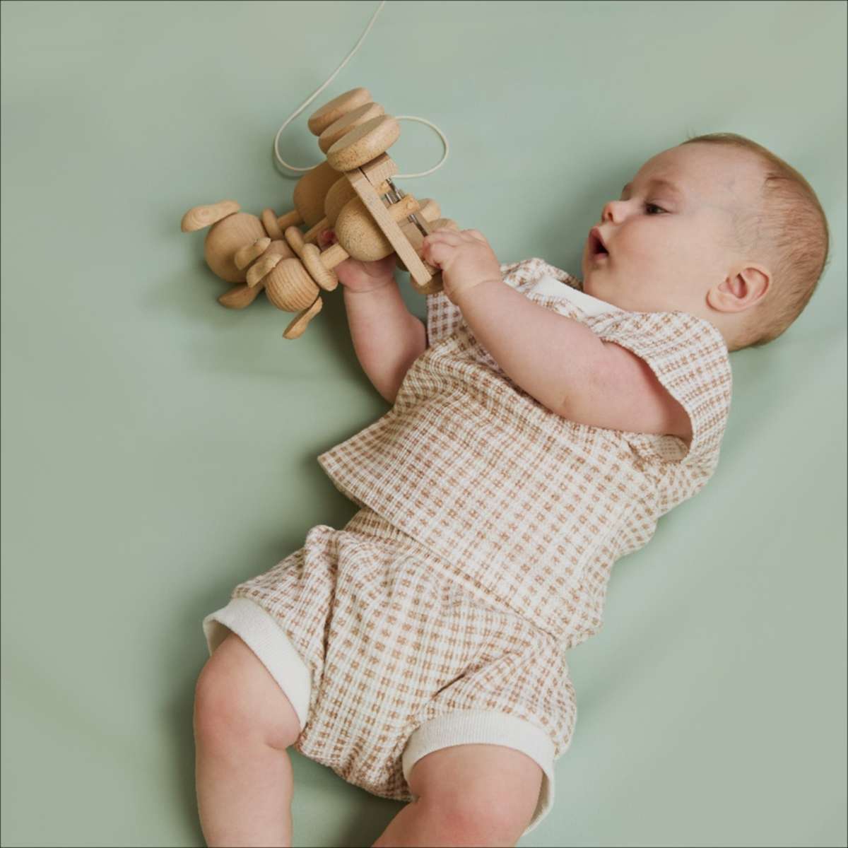 Padded Play Mat Reversible - Green