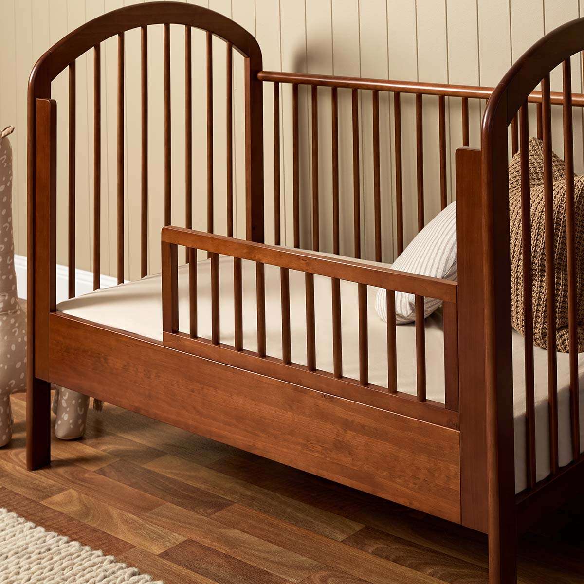 Archie Hazelnut 3-in-1 Cot Conversion Bundle