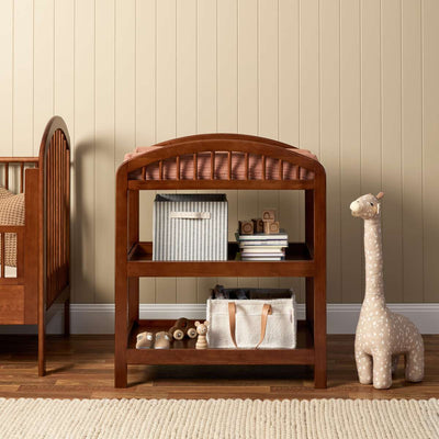 Archie 2 Shelf Change Table - Hazelnut