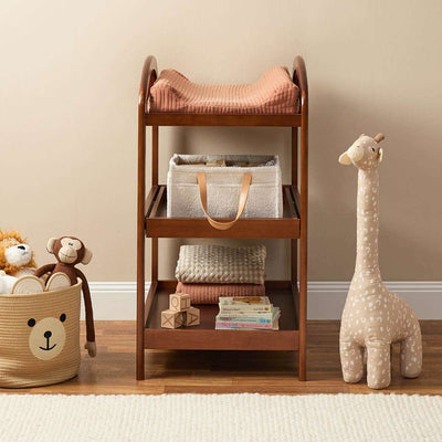 Archie 2 Shelf Change Table - Hazelnut