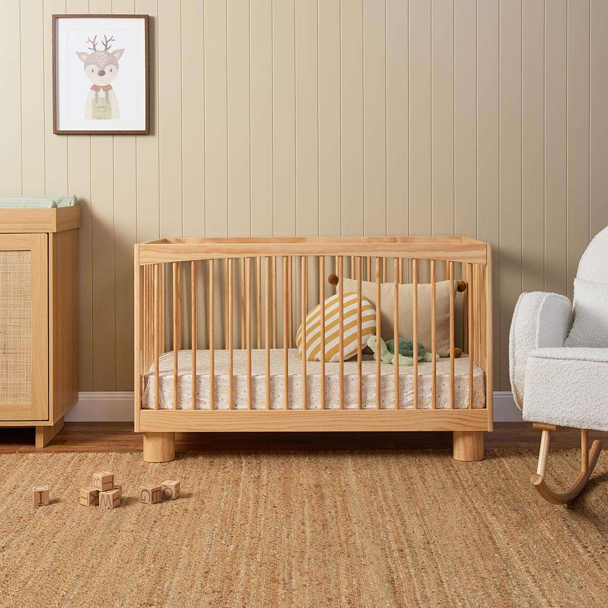 Addison Cot - Natural