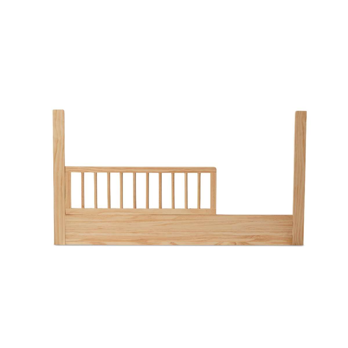 Addison Cot Toddler Bed Half Frame - Natural