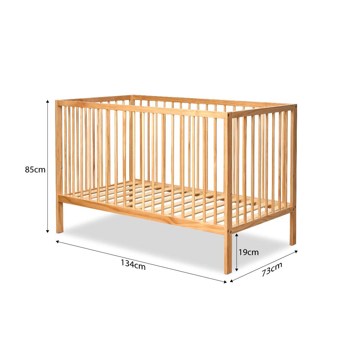 Mocka Dream Cot - Natural