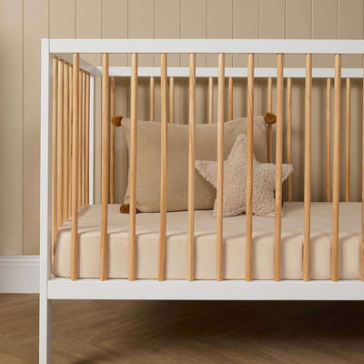 Mocka Dream Cot - White/Natural