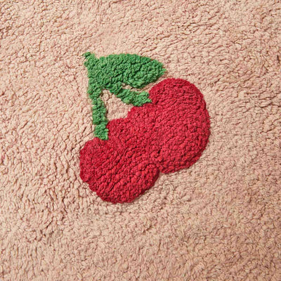 Addy Rectangle Cherry Rug - Pink