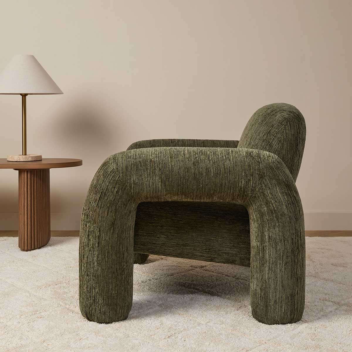 Felix Occasional Chair - Dark Green