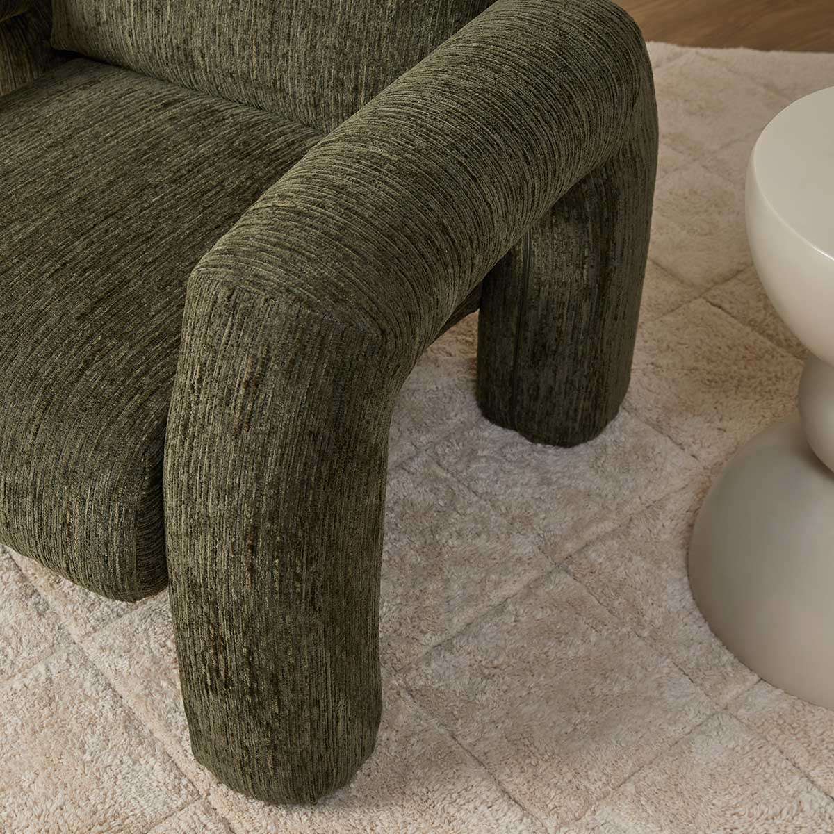 Felix Occasional Chair - Dark Green