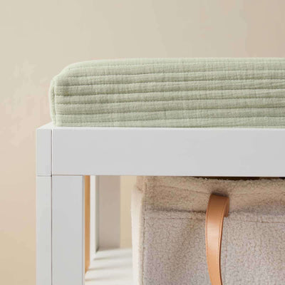 Mocka Cotton Change Mat Cover - Pistachio