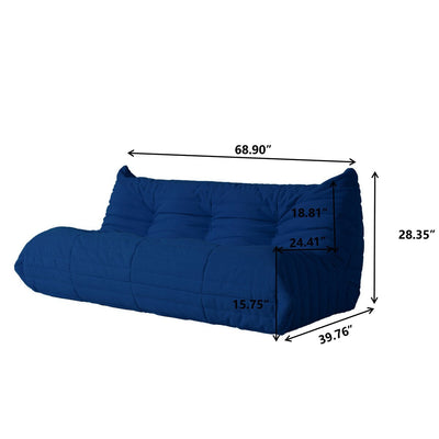 Teddy Velvet Sofa Bean Bag Couch Sets