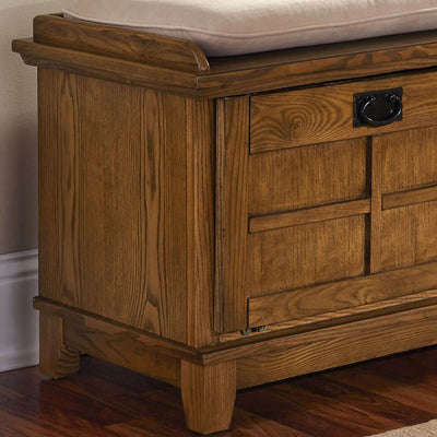 The Gray Barn Old Stone Upholstered Storage Bench