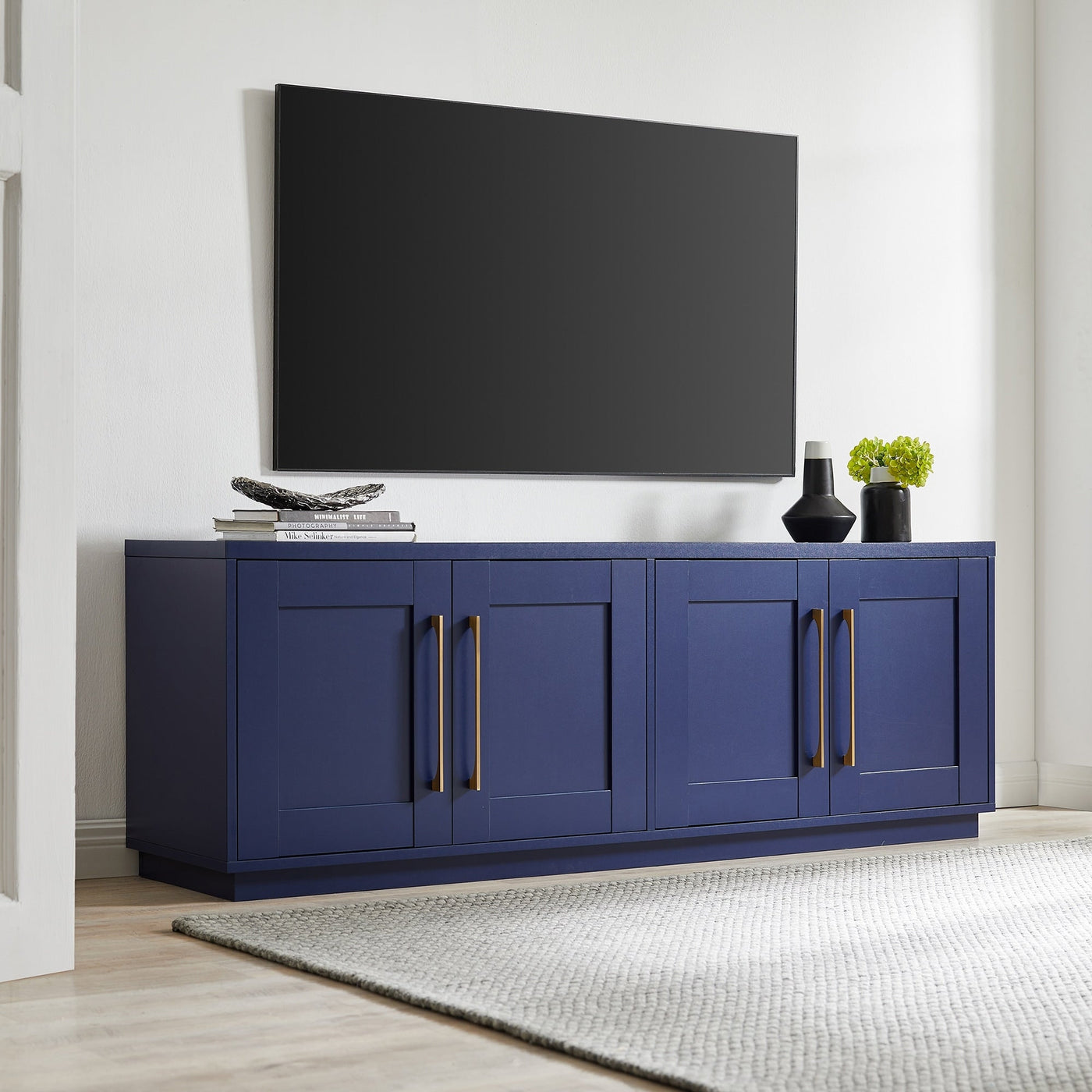 Tillman Rectangular TV Stand for TV's up to 75