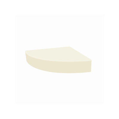 Transolid Studio 14-In X 14-In Solid Surface Wall-Mount Corner Shower Seat - 14.5 x 14.25 x 3