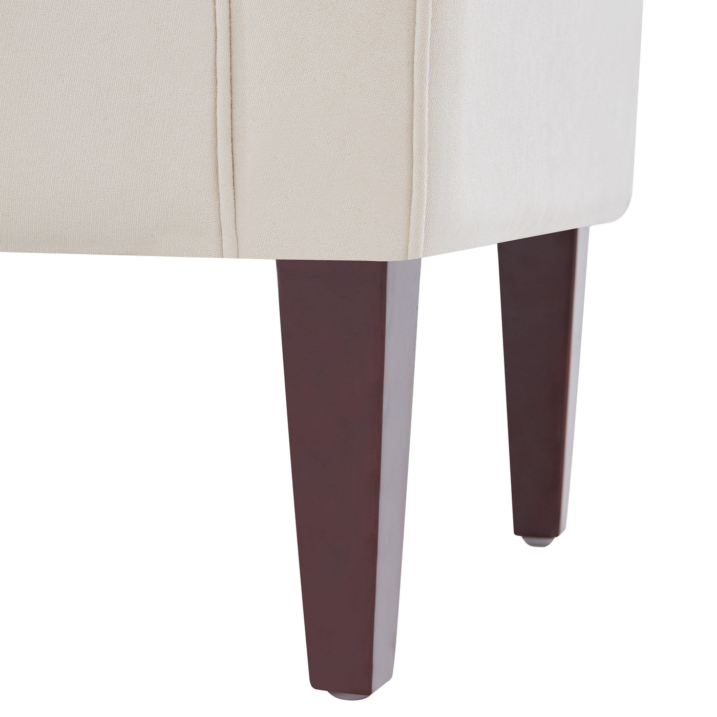 Upholstered Storage Bench Arm Bench Entryway Bench with Tufted Flip Top 50.4 Inches