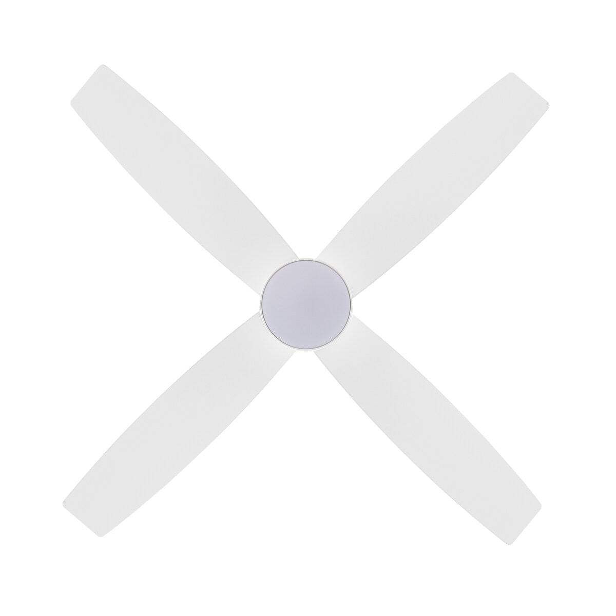 WINGBO 44/52 Inch Flush Mount DC Ceiling Fan with Lights and Remote, 4 Reversible Blades