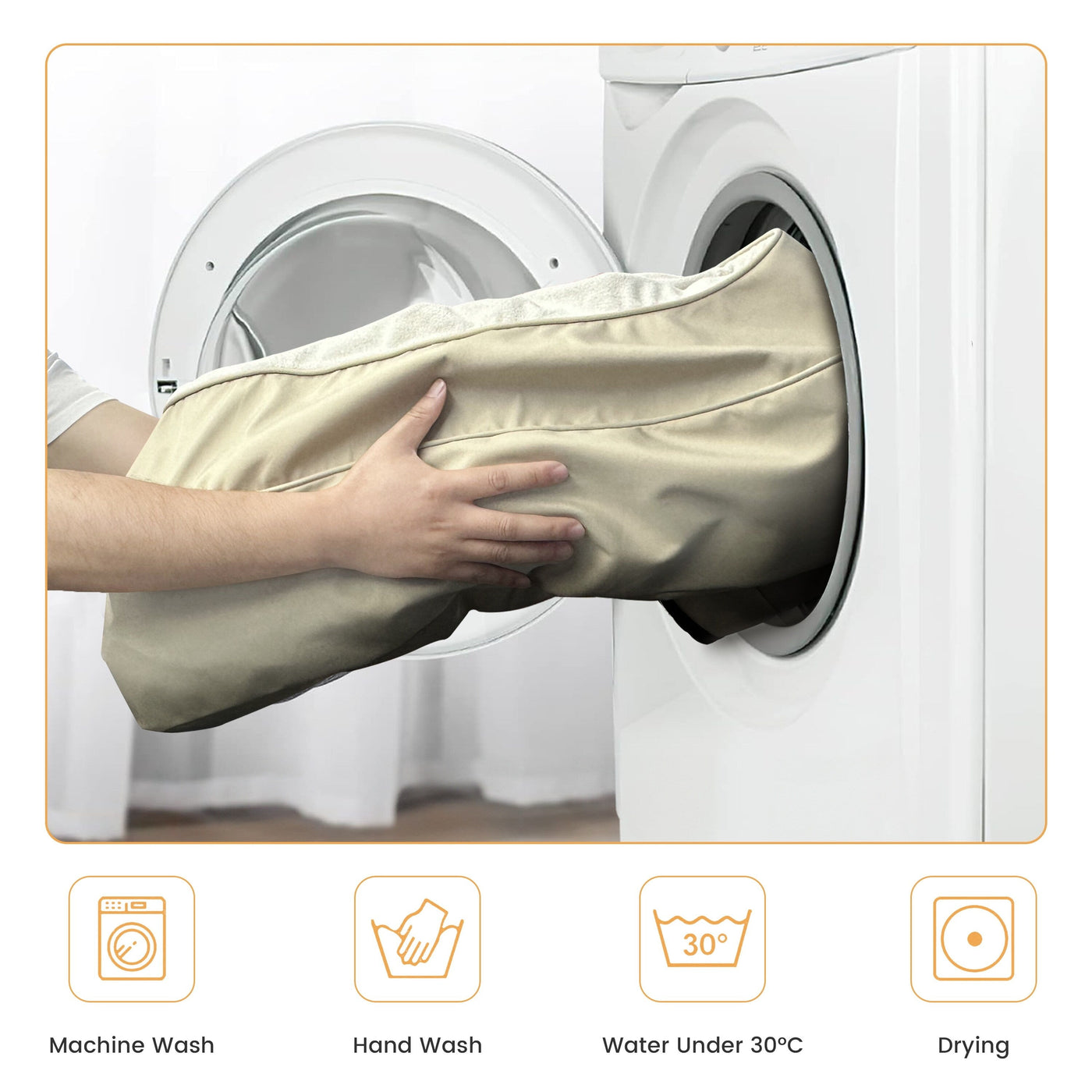 WOWMAX Waterproof Orthopedic Foam Dog Bed for Large Dogs dog couche