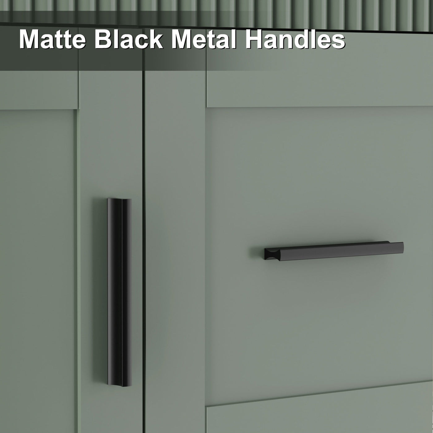 Wavy Line 30/36/48 Bathroom Vanity Set with Sink & Faucet